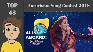 Eurovision Song Contest 2018 - My Top 43 (W/ Comments). After the show.