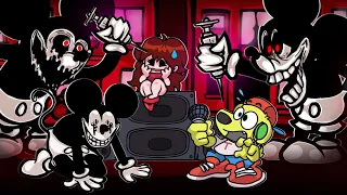 MICKEY NOOO! Friday Night Funkin CURSED MICKEY MOUSE MOD... FNF Mods #99