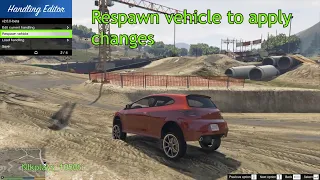 GTA5 Hadling editor tutorial | Make any vehicle offroad | Presets download link in discription