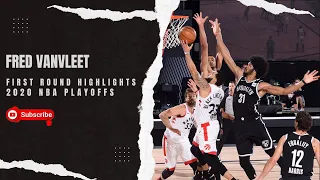 Fred VanVleet Full Round 1 Highlights vs Brooklyn Nets |All Games: 4 - 0 | 2020 NBA Playoffs