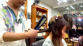 Kĩ thuật căn cữ trong quá trình uốn tóc nữ P2 #Vlog 04 | Giang | Lam Anh Hair Salon