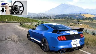 1100+HP Ford Shelby GT500 - Forza Horizon 5 | Steering Wheel Gameplay