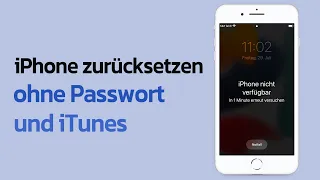 iPhone  Passwort vergessen? Zurücksetzen ohne iTunes&Code! (~iOS15) So tut man!