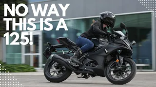 2023 Yamaha R125 Review // Is this the most featureful, aggressive 125cc EVER?!