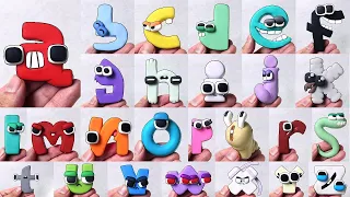 Making ALL Alphabet Lore (A-Z) with Clay Compilation - White Drop