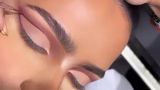 beautiful matte cut Crease eye makeup 🤩🔥 step by step makeup tutorial 💯🔥 #viral #learningwithnk