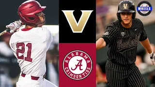 #5 Vanderbilt vs Alabama Highlights (Game 1) | 2023 College Baseball Highlights