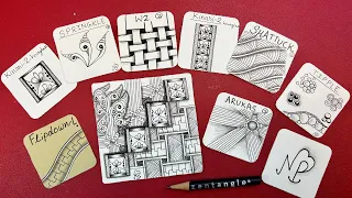 Zentangle - Let's Tangle Together #59 - Draw with  CZT