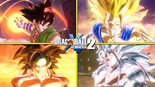 NEW AF Goku SSJ5 Animated Transformation & Skill in Dragon Ball Xenoverse 2