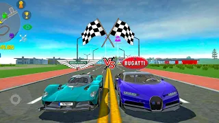 Car Simulator 2 | Bugatti VS Aston Martin | Chiron VS Valkyrie | Race & Top Speed | Android Gameplay