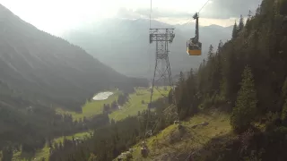 Ride down the Nebelhorn Lift in Oberstdorf, Germany