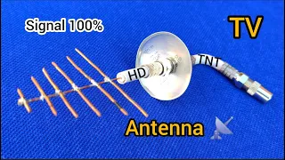 How to make the most powerful antenna in the world to receive TNT TV HD channels