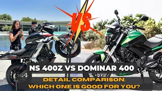 Pulsar NS 400Z vs Dominar 400🔥 || Detail comparison || which one is Good For You in 2024?? 🤔