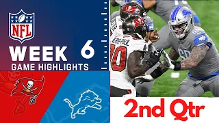 Tampa Bay Buccaneers vs. Detroit Lions Full Highlights 2nd QTR HD | NFL Week 6, 2023