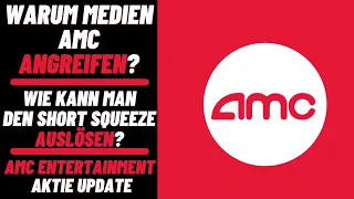 AMC Aktie Update - Wie kann man den Short Squeeze auslösen? Warum Medien AMC angreifen?