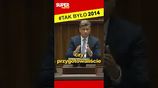 Palikot przewidział przyszłość? Mocne przemówienie o rządach PO w 2014 roku #takbyło #shorts