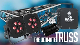 Mobile DJ Tips: How to permanently install Lighting w/ Wireless DMX & Power to your Truss