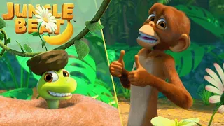 Unidentified Crawling Object Hides | Jungle Beat | Cartoons for kids | WildBrain Bananas