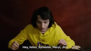 Stranger things cast play D and D (Finn wolfhard, Gaten matarazzo, Natalia dyer and David harbour)