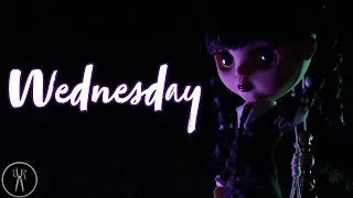 I Made a Custom Blythe Doll into Wednesday Addams (Classic And Netflix!) Carving, Face Up & Clothes