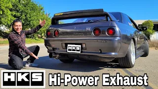 Nissan R32 GT-R PURE Sound! (Mines Downpipe/HKS High Power Exhaust)