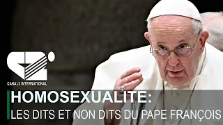 HOMOSEXUALITE: Les dits et non dits du pape François ( DEBRIEF DE L'ACTU du Mercredi 20/12/2023 )