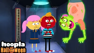 Haunted Elevator | Spooky Monsters Song For Kids | Hoopla Halloween