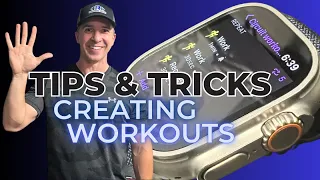 Apple Watch ULTRA - 5 TIPS Creating Workouts (Workout App)!!! #applewatch #applewatchultra #workout