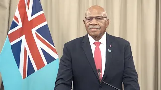 Fiji's Prime Minister holds a press conference on Fiji Rugby