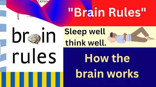 ✅✅ Brain Rules By John Medina - Brain Development Books That Explain How The Brain Works