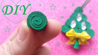 🎄 DIY  НОВОГОДНИЕ ИГРУШКИ из фоамирана на Ёлку своими руками 🎄 Christmas tree decoration 🎄