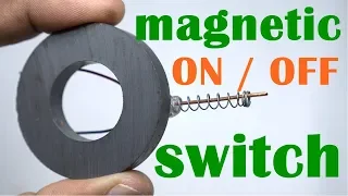 how to make magnetic on/off switch | MR SHA