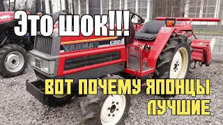 ВОТ ЧТО ПРОИЗОШЛО с минитрактором после 20ти лет использования!!! Yanmar F22D - японский минитрактор