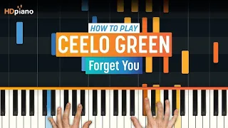 Piano Tutorial for "Forget You" by CeeLo Green | HDpiano