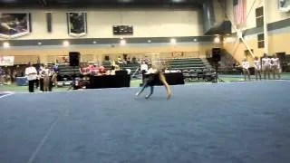 Kyrie, Level 9 competition, floor routine