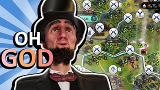 Abraham Lincoln Is INSANE and Allows You To Flood The World With Units - America Pt 1