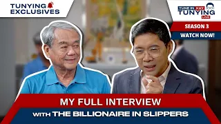 My full interview with the billionaire in slippers