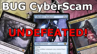 🏆 UNDEFEATED WITH BUG CYBERSCAM! 🏆  (Legacy BUG Loam Control 5-0 / Trophy League- MTG)