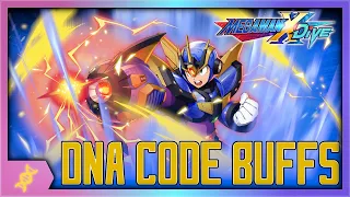 Ultimate Armor X 5* DNA Code Buffs Showcase - Mega Man X DiVE