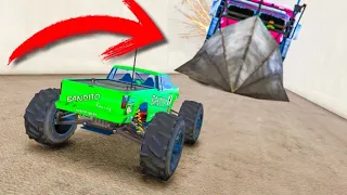 CARA A CARA RADIO CONTROL VS CAMION EPICO !! GTA V ONLINE Makigames