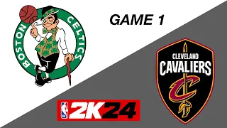 NBA Playoff Sim: Boston Celtics vs Cleveland Cavaliers - Game 1