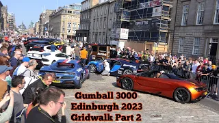 Gumball 3000 Edinburgh Arrivals - Gridwalk Part 2