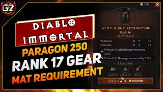Paragon 250 & Gear Upgrade Requirement is Crazy | Diablo Immortal