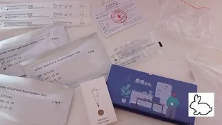 Unboxing Home COVID-19 Rapid Testing Kit UK