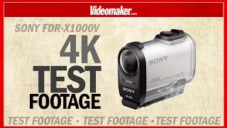 Sony FDR-X1000V 4k Action Cam - TEST Footage in 4k