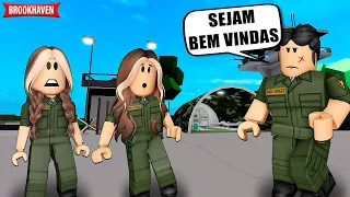 AS MENINAS FORAM LEVADAS PARA NOVA BASE MILITAR | Historinhas Brookhaven RP🏡 | Roblox