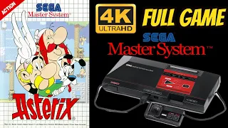 Asterix | SEGA MASTER SYSTEM | 4K60ᶠᵖˢ UHD🔴| Longplay Walkthrough Playthrough Full Movie Game