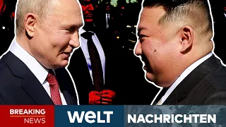 UKRAINE-KRIEG: Teuflischer Pakt gegen Westen! Putin begrüßt Kim Jong Un! Was ist ihr Plan? | STREAM