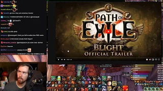 Asmongold's Reaction to Path of Exile: Blight Official Trailer and Developer Commentary