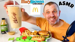 ASMR Eating McDonalds Feast (BIG BITES) *Super Satisfying* (MUKBANG) *Eating* (NO TALKING)